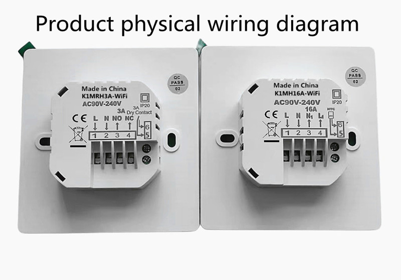 K1M型按键式WiFi温控器